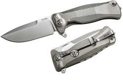lionSTEEL SR11 G / Kényelmes zsebkés merev titán kerettel és robusztus titán nyéllel - szürke (LION0168)