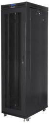 Lanberg Standing rack cabinet 19 inches 47U 800x1000mm, perforated LCD doors (FLAT PACK) black (FF01-8047-23BL)