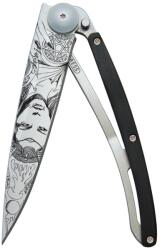 DEEJO 1CB026 TATTOO / Ultrakönnyű zsebkés ébenfa nyéllel (1CB026)