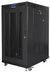 Lanberg Free-standing cabinet 19 inches 22U 800x1000 perforated doors LCD (flat pack) V2 black (FF01-8022-23BL) - pcone