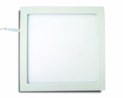 Delux DEL1280 deLux LED panel, 18W, 1260Lm, 3000K, négysz. , 225x225x20mm, kiv. : 205x205mm sülly. , 110-265V, 75x2835SMD, (DEL1280)