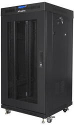 Lanberg Free-standing cabinet 19 inches 22U 600x600 perforated doors LCD (Flat pack) V2 black (FF01-6622-23BL) - pcone