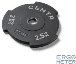 Centr x HYROX Perform sorozat uretán egymásba kapcsolható BUMPER PLATE 2, 5 kg (2 db BUMPER PLATE dobozonként) (HUBP2-5) Súlytárcsa