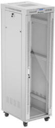 Lanberg Szafa stojąca rack 19 42U 600x800 szara drzwi szklane flack pack (FF01-6842-12SL) - pcone