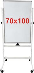 +Plus by Viamond Flipchart Whiteboard mobil 70x100 cm, 2 fete, reglabil pe inaltime 3 puncte, Extra (7 ani garantie) Aluminiu Flipchart Mobil (rotativ) 70x100 cm 4 Da (61004446)