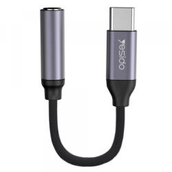 Yesido Adaptor Audio USB-C - 3.5mm Yesido YAU19, Negru