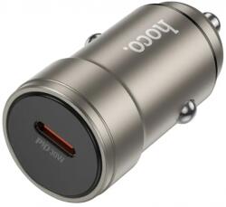 hoco. Incarcator Auto HOCO Z57, 30W, 3A, 1 x USB-C, Gri