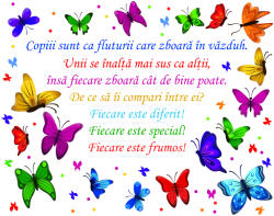 Eosette Sticker Mesaje Motivationale - Copiii sunt ca fluturii, 126X100