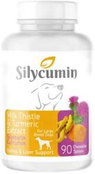 Bio PetActive Silycumin cu Turmeric si Armurariu pentru Caini Adulti de Talie Mare