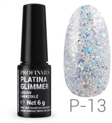 Profinails Platina Glimmer LED/UV lakkzselé 6gr P-13 (11775)