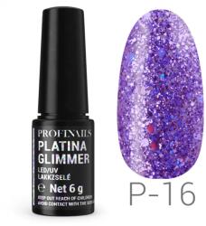 Profinails Platina Glimmer LED/UV lakkzselé 6gr P-16 (11778)