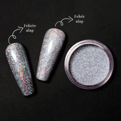Palota Nails PN Csillámpor No. 104 - 1gr - Holographic Silver