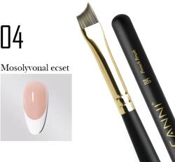 CANNI Prémium ecset No. 04 - Francia mosolyvonal ecset (33111)
