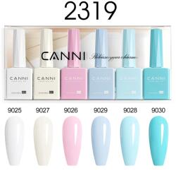 CANNI HEMA FREE UV/LED gél lakk szett 6x9ml - 2319 - Cotton Candy (1302k2)