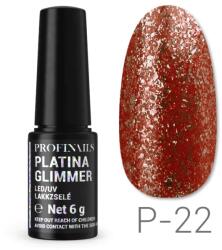 Profinails Platina Glimmer LED/UV lakkzselé 6gr P-22 (13060)