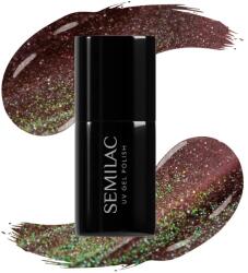 Semilac UV/LED Gél Lakk 7ml - 824 - Cat Eye - Digital Red