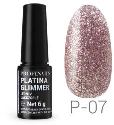 Profinails Platina Glimmer LED/UV lakkzselé 6gr P-07 (11053)