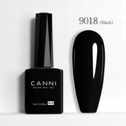 CANNI HEMA FREE UV/LED gél lakk 9ml No. 9018 black (13027)