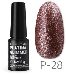 Profinails Platina Glimmer LED/UV lakkzselé 6gr P-28 (13066)