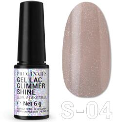 Profinails Gel Lac Glimmer Shine LED/UV lakkzselé 6gr S-04 (10800)