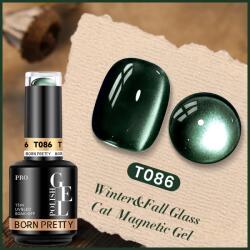 BORN PRETTY PRO UV/LED gél lakk 15 ml - T086 - Glass Beads Cat Magnetic (62402-6)