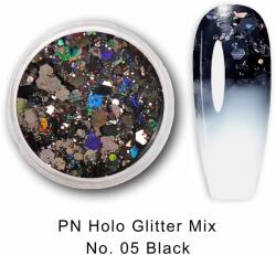 Palota Nails PN Holo glitter mix No. 05 Black