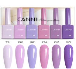 CANNI HEMA FREE UV/LED gél lakk szett 6x9ml - 2336 (1302k2)