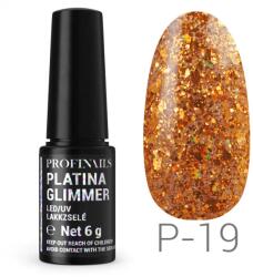 Profinails Platina Glimmer LED/UV lakkzselé 6gr P-19 (11781)