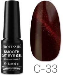 Profinails Smooth Cat Eye LED/UV lakkzselé 6gr C-33 (13831)