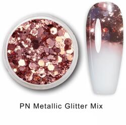 Palota Nails PN Metallic holo glitter mix No. 28 Rosegold