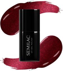 Semilac UV/LED Gél Lakk 7ml - 467 - HEMA FREE - Cat Eye - Red Candle Flash