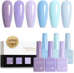 CANNI HEMA FREE UV/LED gél lakk szett 6x9ml - 2340 (1302k2)