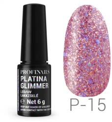 Profinails Platina Glimmer LED/UV lakkzselé 6gr P-15 (11777)