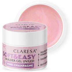 CLARESA Soft&Easy Builder Gél 45g - Pink Champagne / Blinking Pink - palotanails