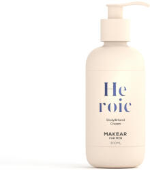 MAKEAR Kéz- és testápoló krém 300ml - férfi parfüm illattal - HEROIC
