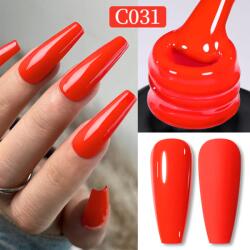 BORN PRETTY Pro UV/LED HEMA FREE gél lakk 15 ml - C031 - Vivid Red (58740-31)