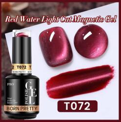 BORN PRETTY PRO UV/LED gél lakk 15 ml - T072 - Red Cat Magnetic Gel (60219-10)