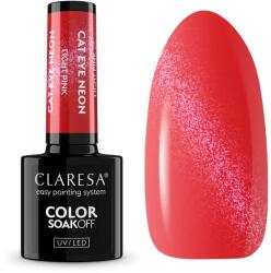 Claresa UV/LED gél lakk 5g - CAT EYE Neon Light Pink