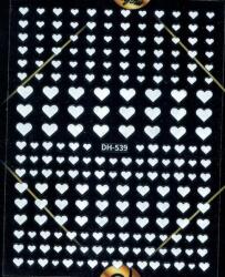 Palota Nails Köröm matrica 3D-s No. DH539 White - 107