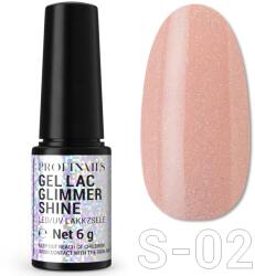 Profinails Gel Lac Glimmer Shine LED/UV lakkzselé 6gr S-02 (10798)