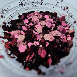 Nailvana Mix Glitter - Burgundy