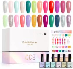 CANNI HEMA FREE UV/LED gél lakk szett (24db-os) No. CC8 (09CC8)