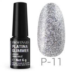Profinails Platina Glimmer LED/UV lakkzselé 6gr P-11 (11403)