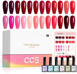 CANNI HEMA FREE UV/LED gél lakk szett (24db-os) No. CC5 (09CC5)