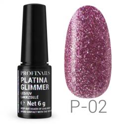 Profinails Platina Glimmer LED/UV lakkzselé 6gr P-02 (11048)