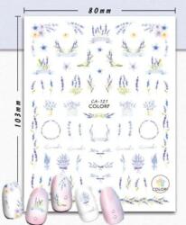 Palota Nails Köröm matrica 3D-s No. CA121- 102 levendulás
