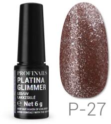 Profinails Platina Glimmer LED/UV lakkzselé 6gr P-27 (13065)