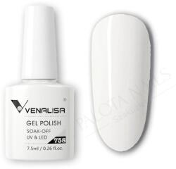 VENALISA UV/LED Gél Lakk 7.5 ml No. 758 - Milky White (71608)