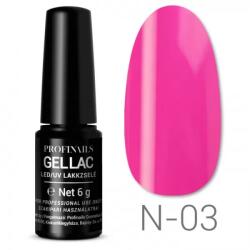 Profinails Gel Lac LED/UV lakkzselé 6gr Neon Collection No. N-03 (12704)
