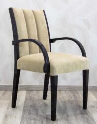 Settimo Scaun dining din lemn Gemma, cu brate, tapitat, Stil Clasic contemporan Italian (EU458)